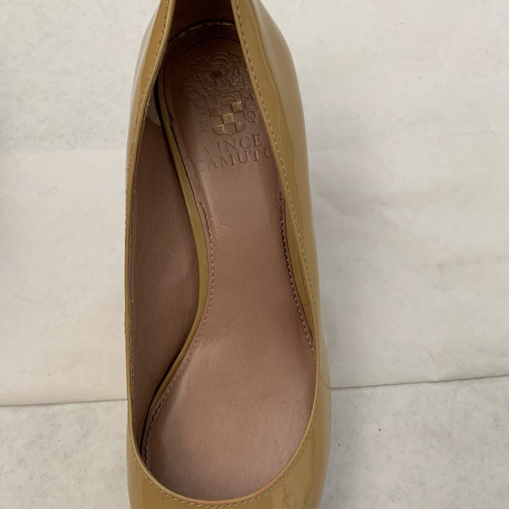 Vince Camuto Tan Heels Beige Flirty Nude W 7 - Picture 6 of 10